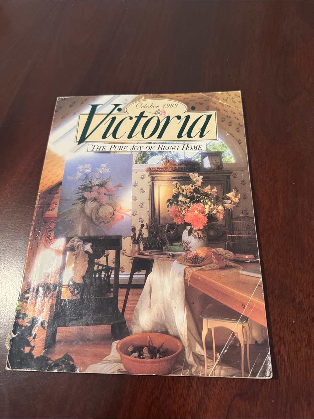 Victoria Magazine October 1989 - Vintage Magazine Out of print